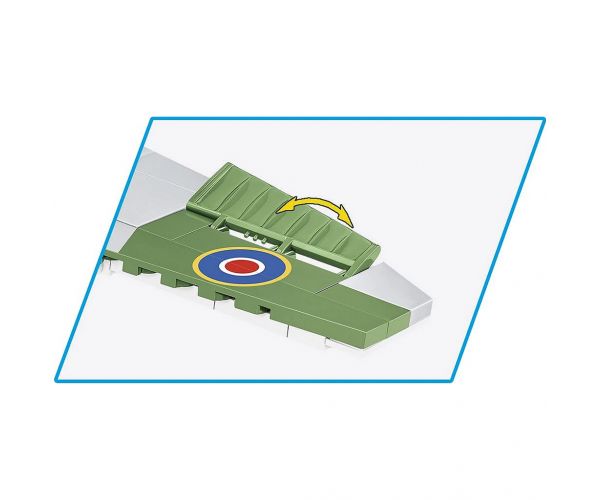 COBI: Spitfire Mk XVI Bubbletop építőjáték (5865)