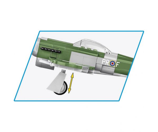 COBI: Spitfire Mk XVI Bubbletop építőjáték (5865)