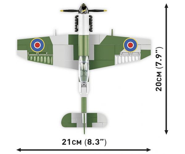COBI: Spitfire Mk XVI Bubbletop építőjáték (5865)