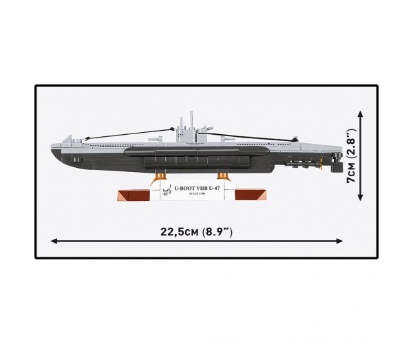 COBI: WW II U-Boot VIIB U-47 építőjáték (4858)