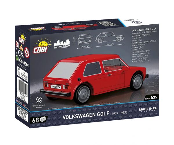 COBI: Volkswagen Golf Mk1 építőjáték (24613)