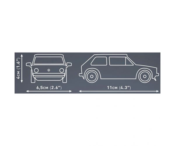 COBI: Volkswagen Golf Mk1 építőjáték (24613)