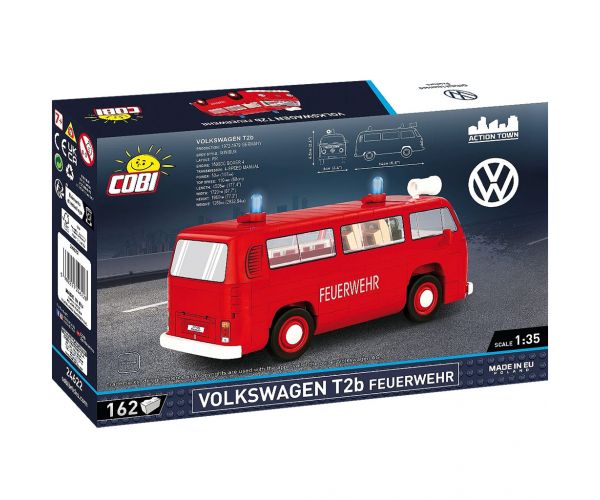 COBI: Volkswagen T2b Tűzoltóautó építőjáték (24622)