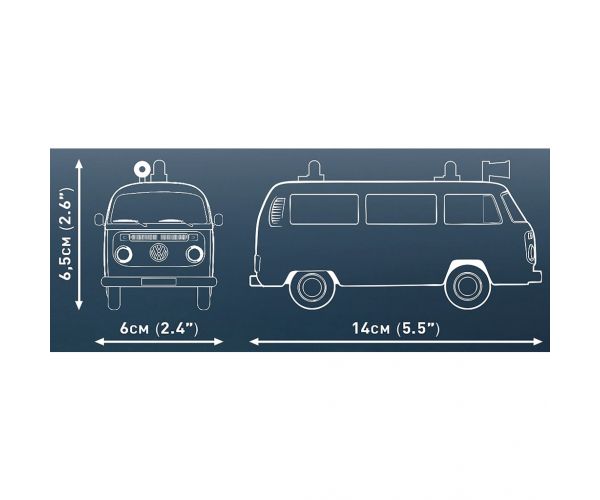 COBI: Volkswagen T2b Tűzoltóautó építőjáték (24622)