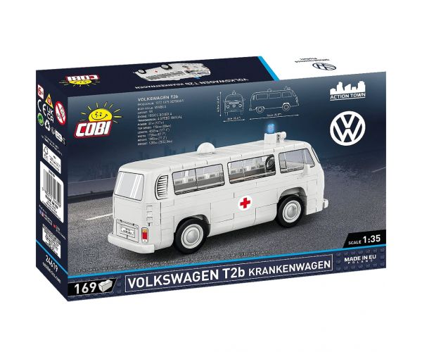 COBI: Volkswagen T2b mentőjármű építőjáték (24619)