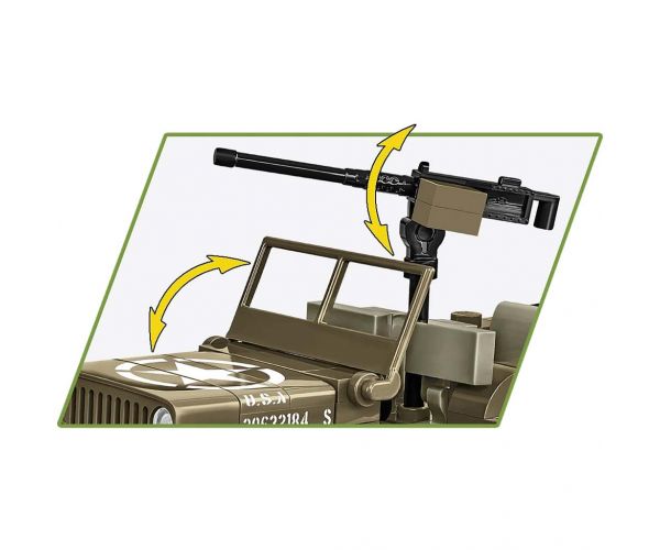COBI: Willys MB harckocsi építőjáték (3133)