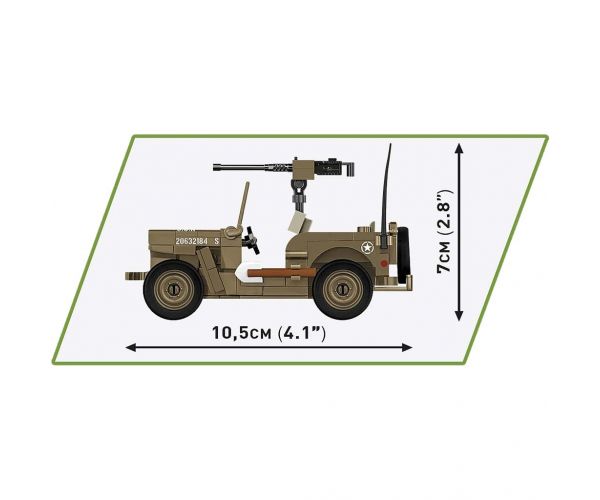 COBI: Willys MB harckocsi építőjáték (3133)