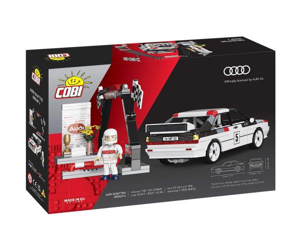 COBI: Audi Quattro Group 4 autó építőjáték (24666)