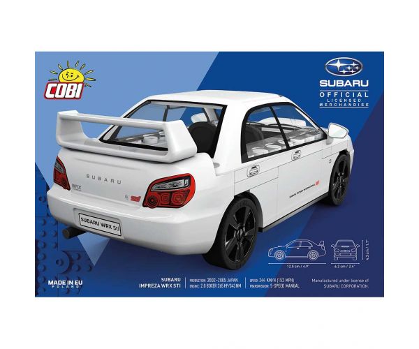 COBI: Subaru Impreza WRX STI autó építőjáték (24649)