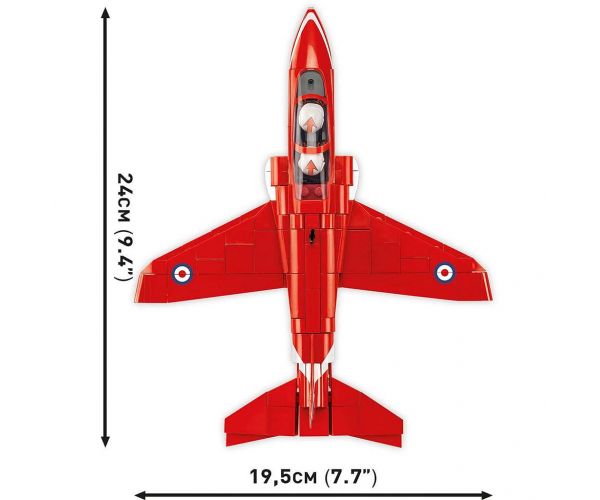 COBI: BAe Hawk T1 „Red Arrows” repülőgép építőjáték (5844)