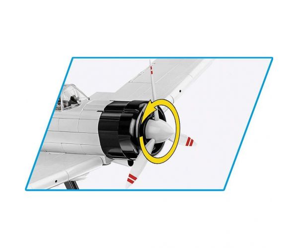 COBI: Mitsubishi A6M2 Zero‑Sen repülőgép építőjáték (5729)