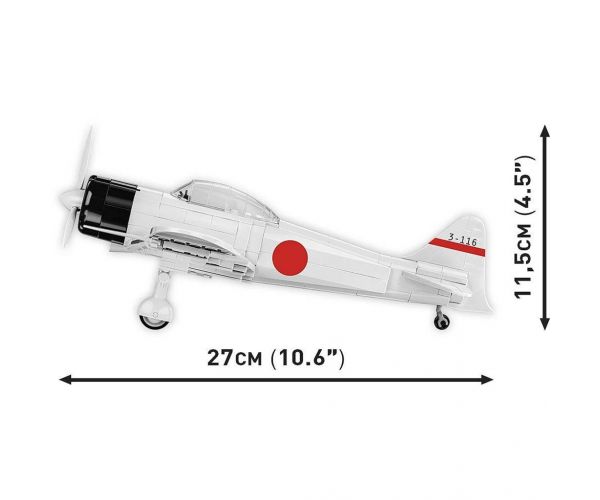 COBI: Mitsubishi A6M2 Zero‑Sen repülőgép építőjáték (5729)