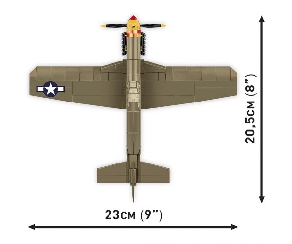 COBI: Mustang P-51B repülő építőjáték (5869)