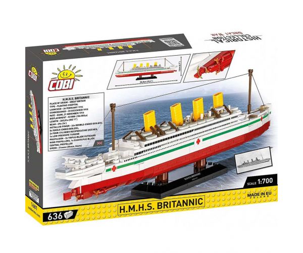COBI: H.M.H.S. Britannic hajó építőjáték (1681)