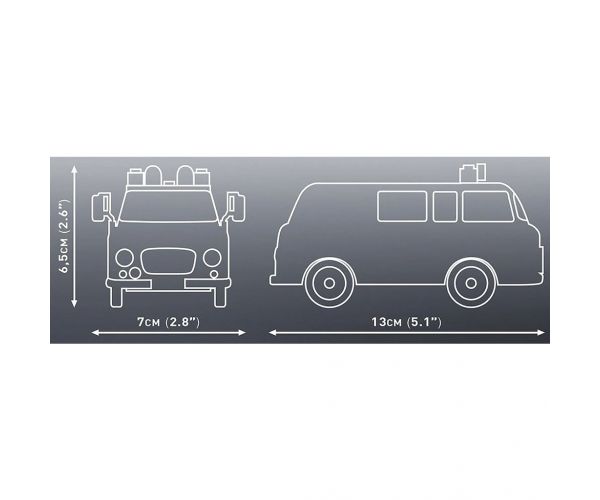 COBI: Barkas B1000 mentőautó építőjáték (24595)
