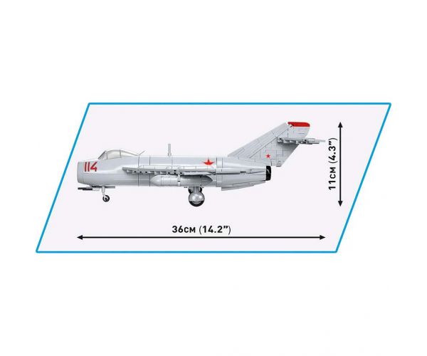 COBI: MiG-17 vadászrepülőgép építőjáték (5823)