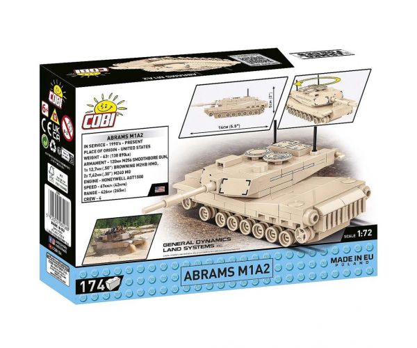 COBI: Abrams M1A2 tank építőjáték (3106)