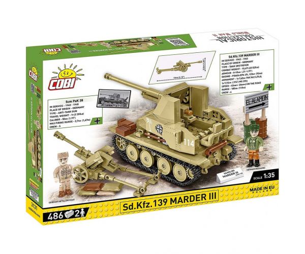 COBI: Sd.Kfz. 139 Marder III tank építőjáték (3131)