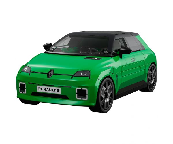 COBI: Renault 5 E-Tech zöld autó építőjáték (24674)