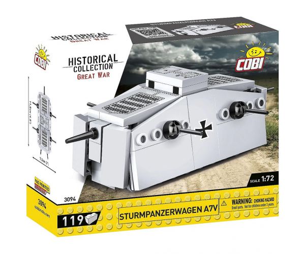 COBI: Sturmpanzerwagen A7V német harckocsi építőjáték (3094)