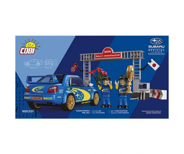 COBI: Subaru Impreza WRC 2004 autó építőjáték (24652)
