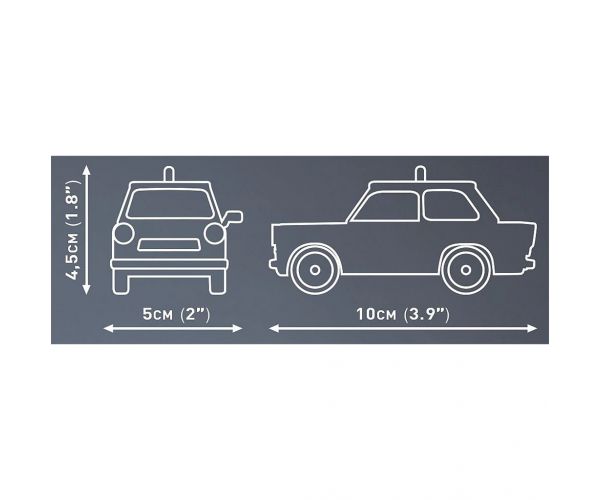 COBI: Trabant 601 Polizei építőjáték (24541)