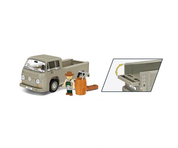 COBI: Volkswagen T2a platós teherautó építőjáték (24618)