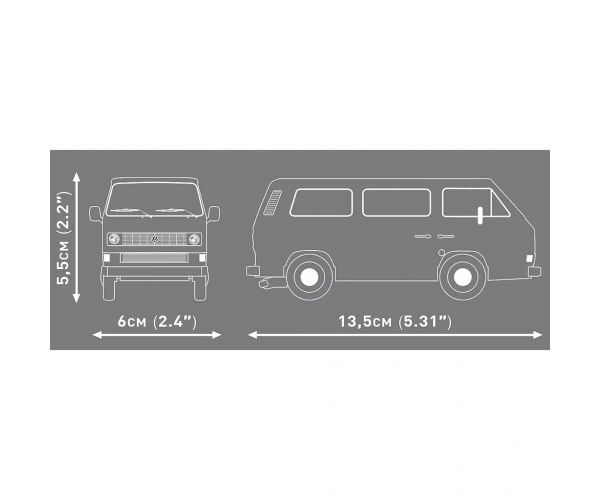 COBI: Volkswagen T3 autó építőjáték (24634)