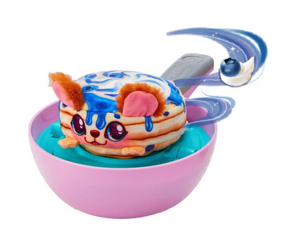 COOKEEZ Makery: Pancake Treatz palacsintasütő játékszett meglepetés plüss állattal
