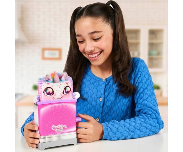COOKEEZ Makery: Toasty Treatz pirítós készítő játékszett meglepetés plüss állattal