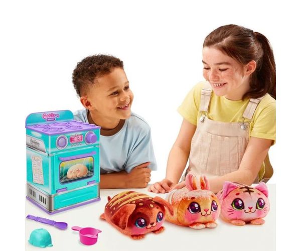COOKEEZ Makery: Türkiz sütő játékszett meglepetés plüss állattal