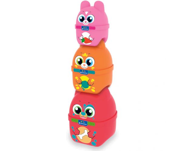 Mi van benne? állat figurák játékszett - Clementoni Baby