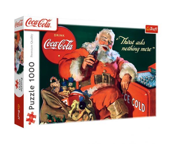 Coca-Cola Mikulás 1000db-os prémium plusz puzzle - Trefl