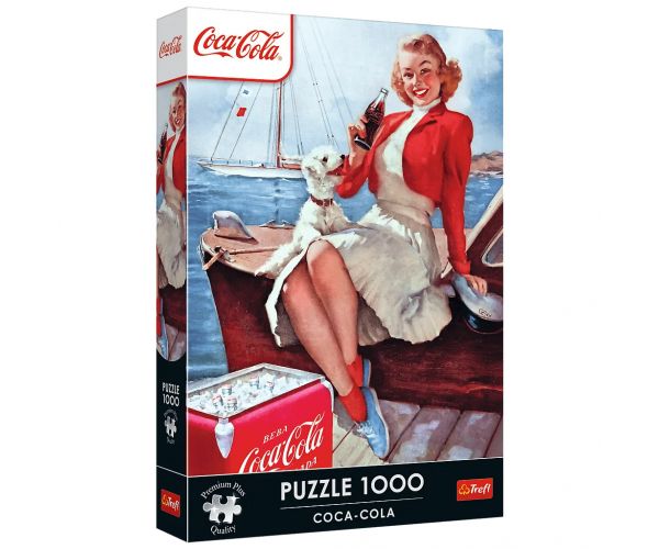 Coca-Cola tengerparti szünet 1000db-os Prémium plus quality puzzle - Trefl