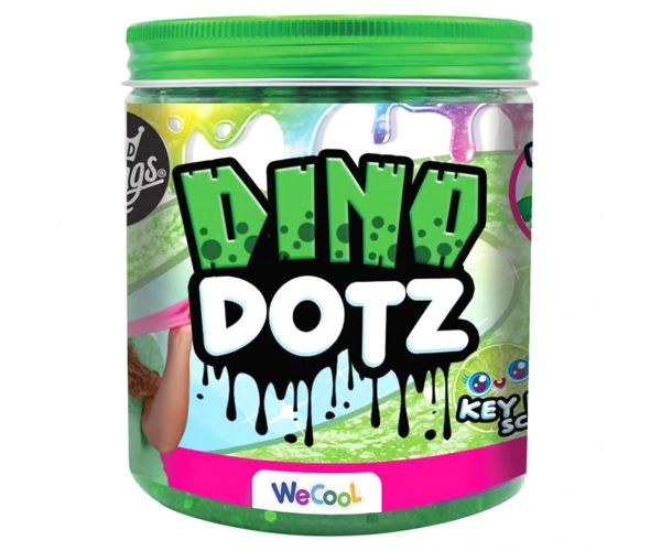 Compound Kings: Illatosított dinoszaurusz slime habgolyókkal és glitterrel 217gr