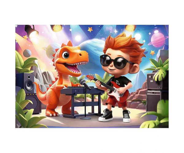 Connect Joe 70db-os puzzle figurával és 6db építőkockával - Trefl