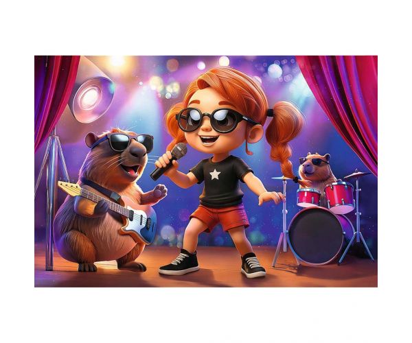 Connect Sue 70db-os puzzle figurával és 6 építőkockával - Trefl