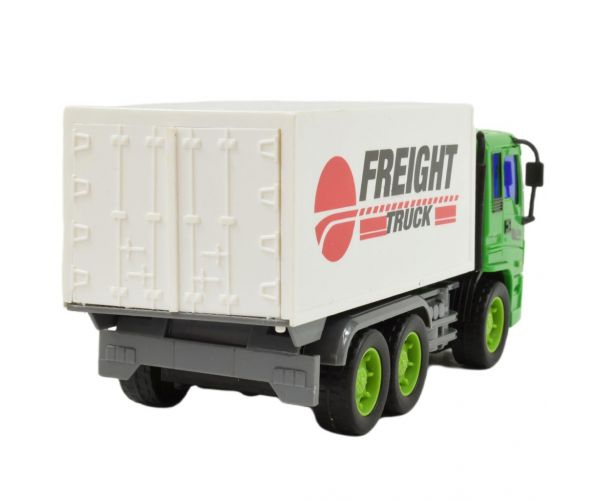 Construction Truck: Konténeres teherautó lendkerekes kialakítással 19cm