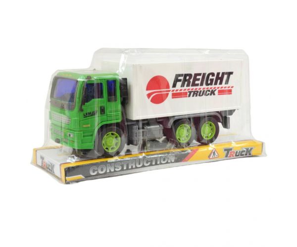 Construction Truck: Konténeres teherautó lendkerekes kialakítással 19cm