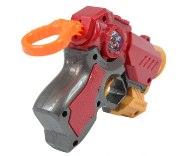 Cool Soft Bullet Gun: Kisméretű szivacslövő fegyver töltényekkel piros színben 14cm