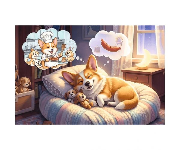 Corgi álomvilága 60db-os puzzle - Trefl