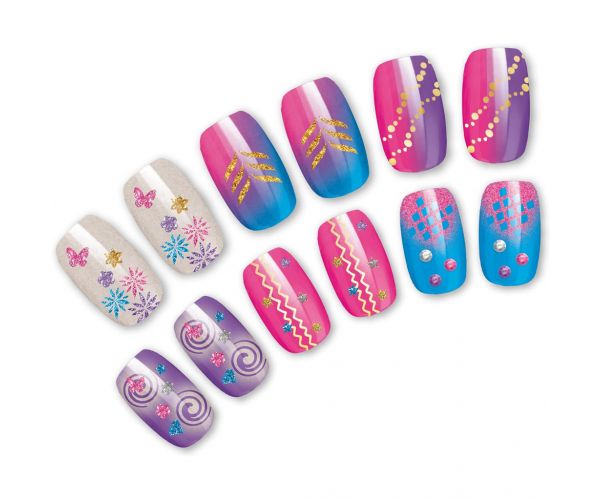 Cra-Z-Art: Shimmer and Sparkle - Glitter & Shimmer festékszórós köröm stúdió szett