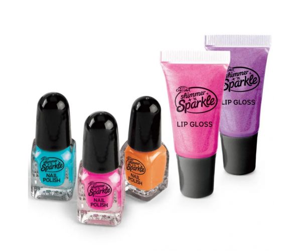 Cra-Z-Art: Shimmer and Sparkle - Szépségszalon sminkszett körömlakkal
