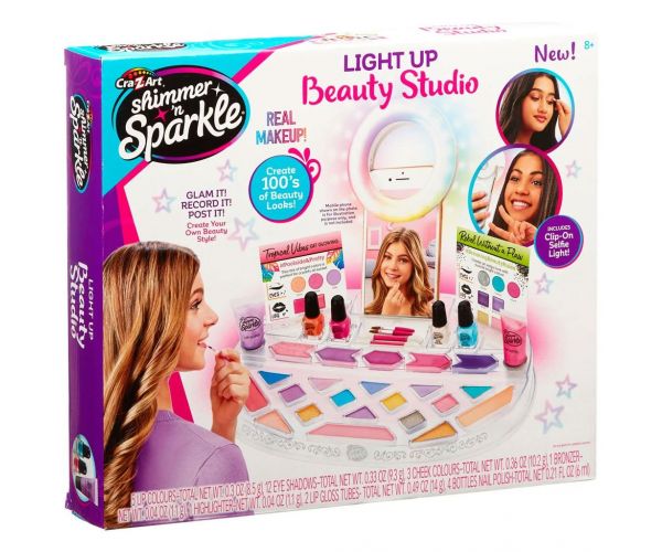 Cra-Z-Art: Shimmer and Sparkle - Szépségszalon sminkszett körömlakkal