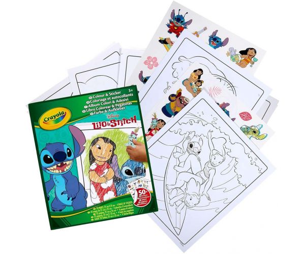 Crayola: Lilo & Stitch színező és matricázó füzet