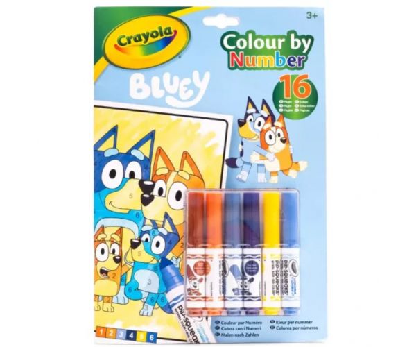 Crayola: Szám szerinti színező - Bluey