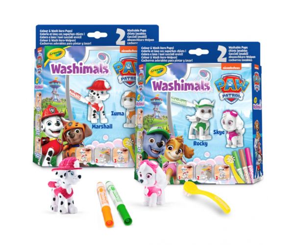 Crayola: Washimals Mancs őrjárat szett több változatban