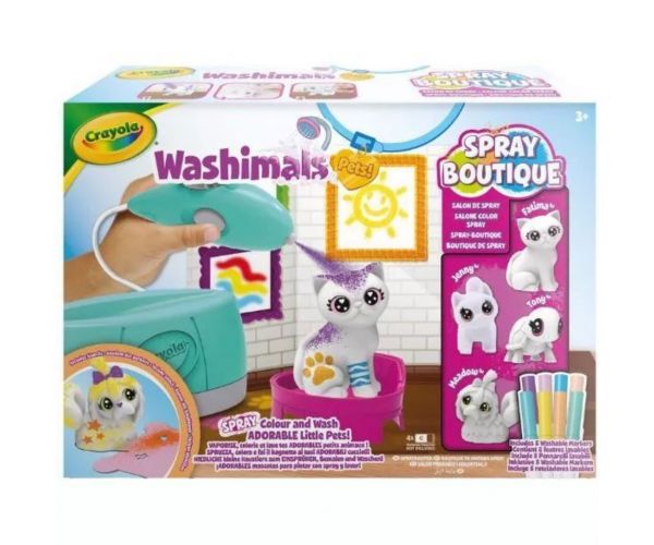 Crayola: Washimals Kisállat szalon festékszóróval