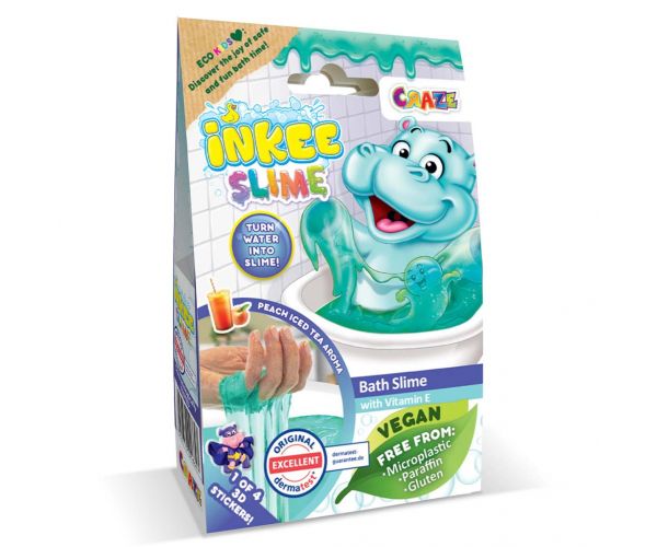 Craze Inkee: Víziló vegán fürdő slime őszibarack illattal