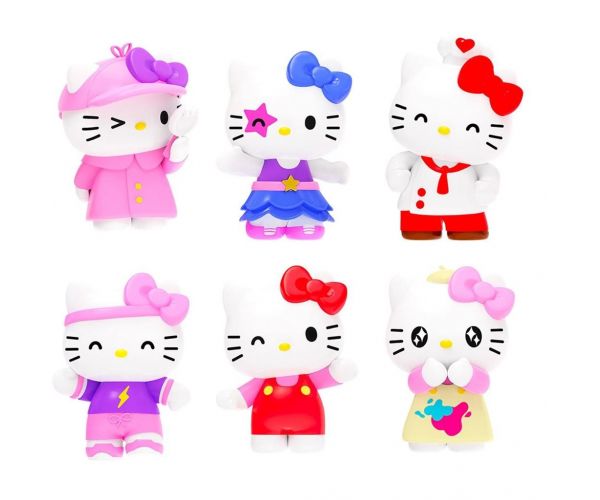 Craze Inkee: Vegán fürdőgolyó csomag gyűjthető Hello Kitty figurával - Dinnye aromával